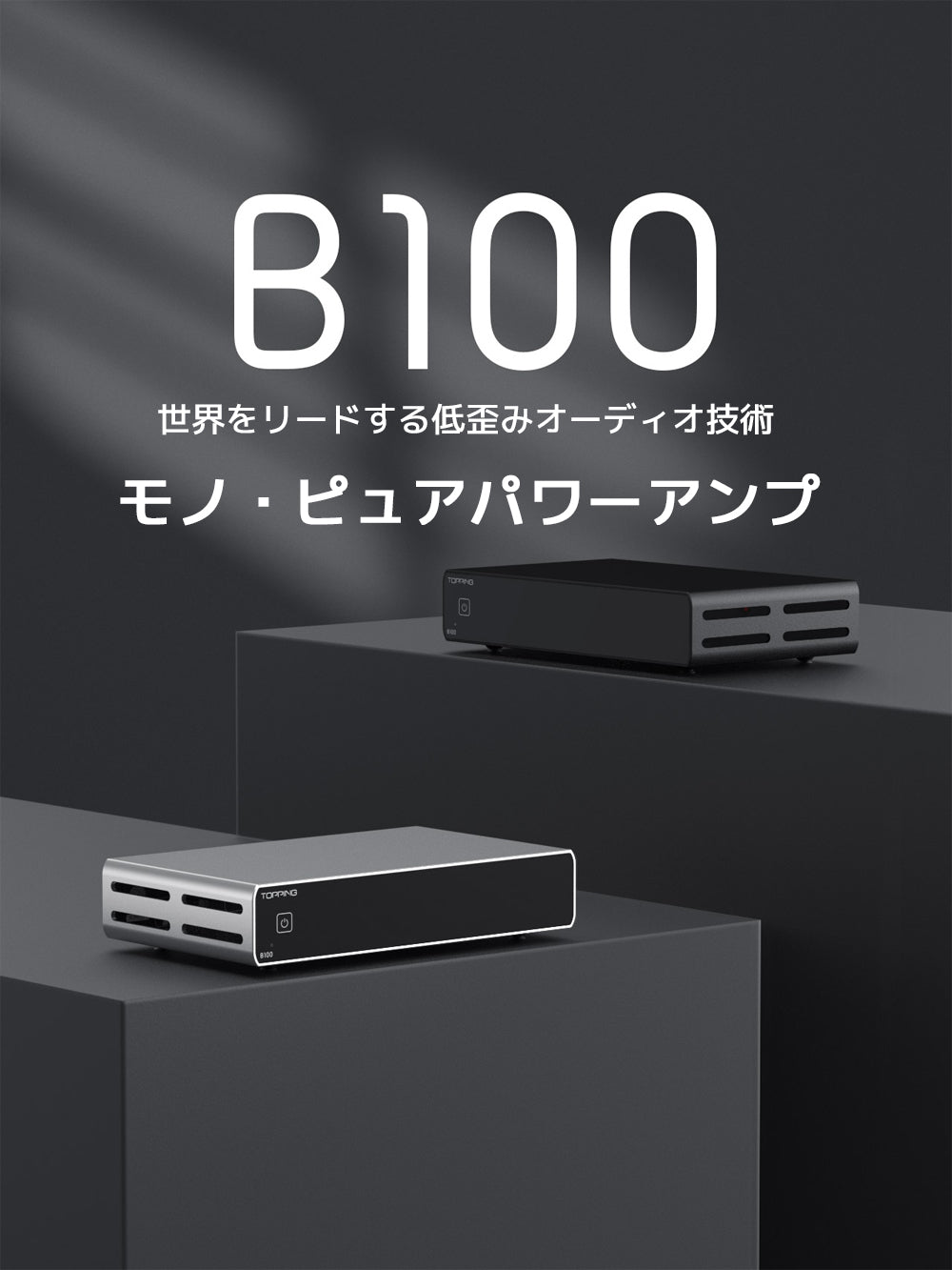 TOPPING B100 モノラル ピュア パワーアンプ