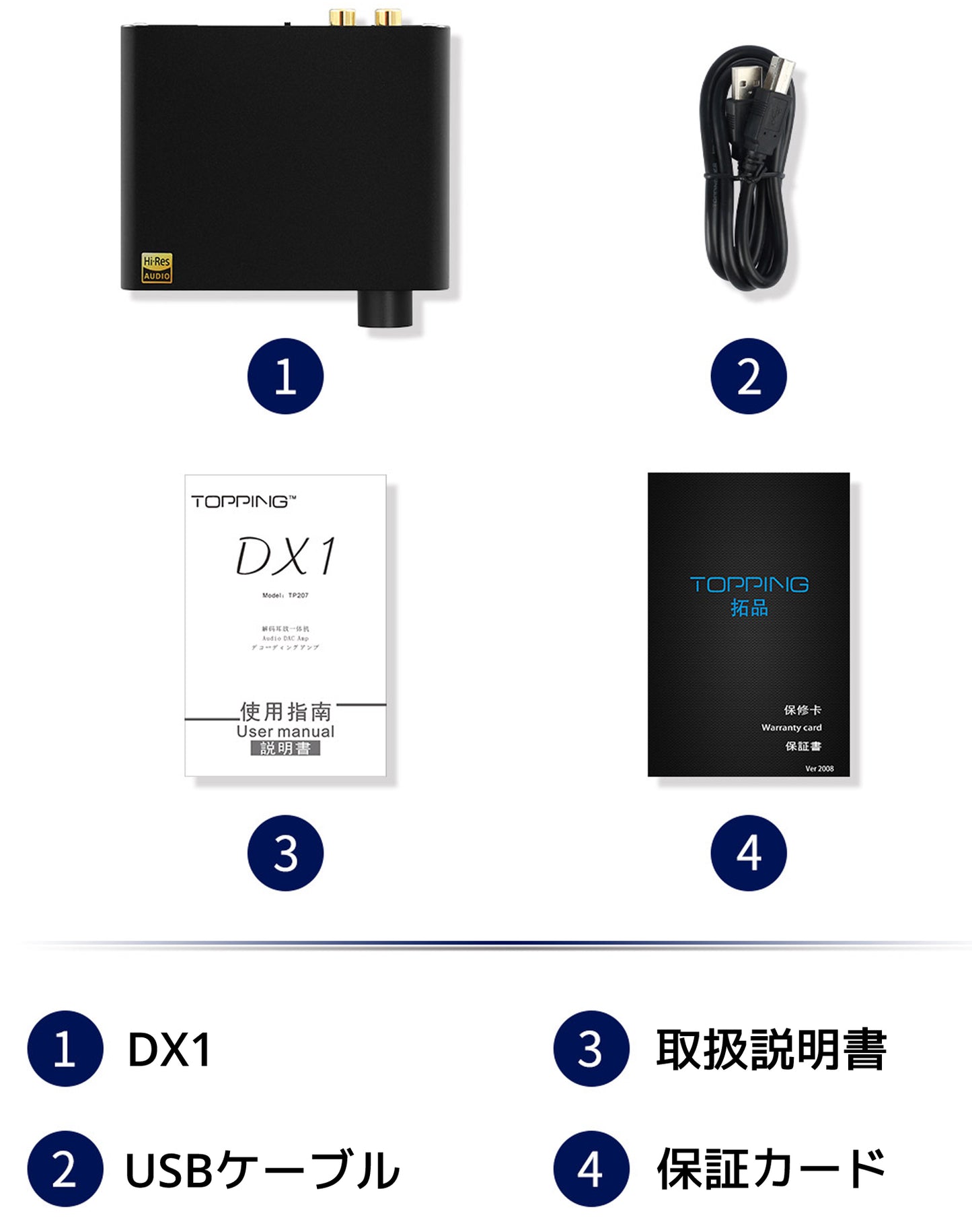 DX1 セット内容