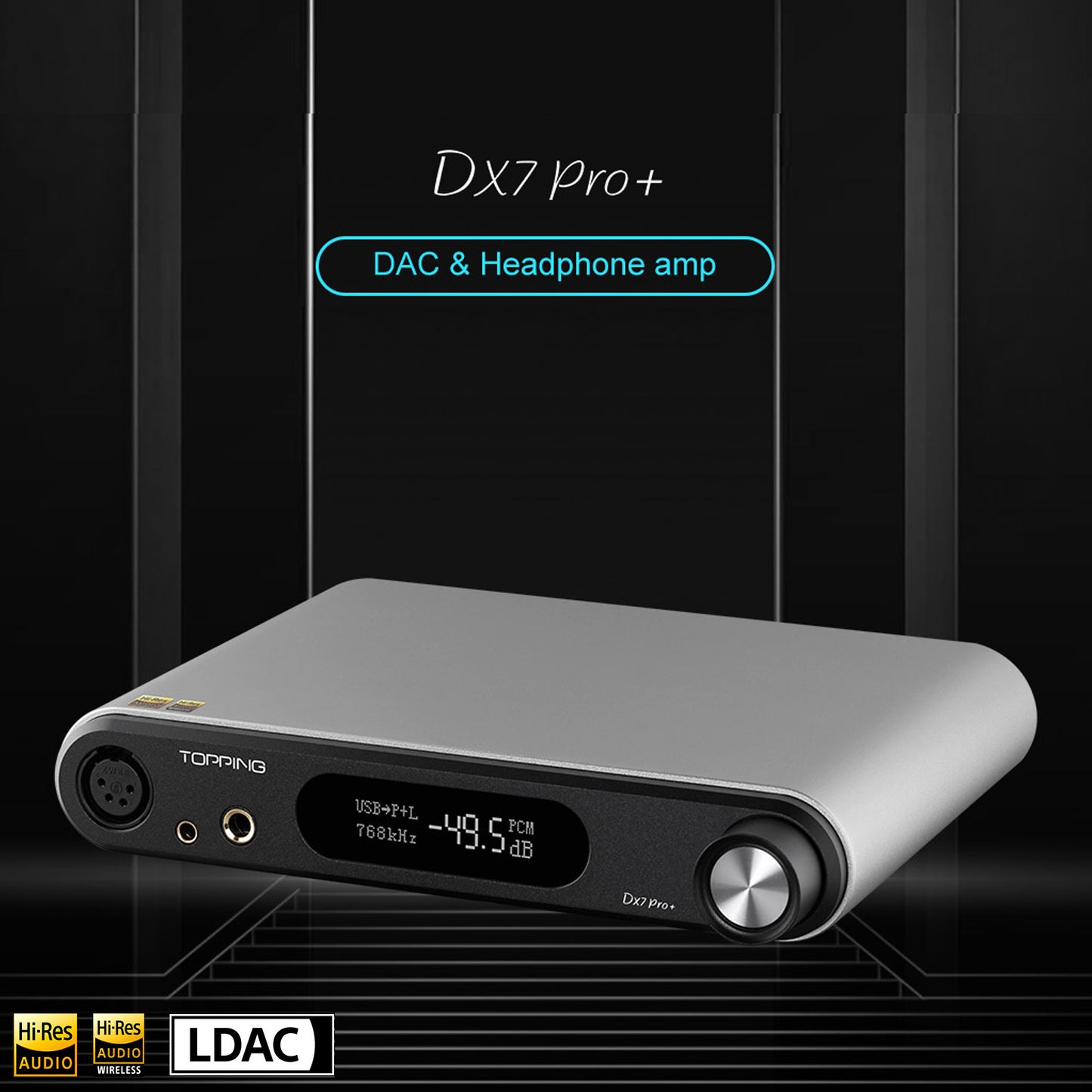 TOPPING DX7 Pro+ DAC ヘッドホンアンプ 1年保証付き