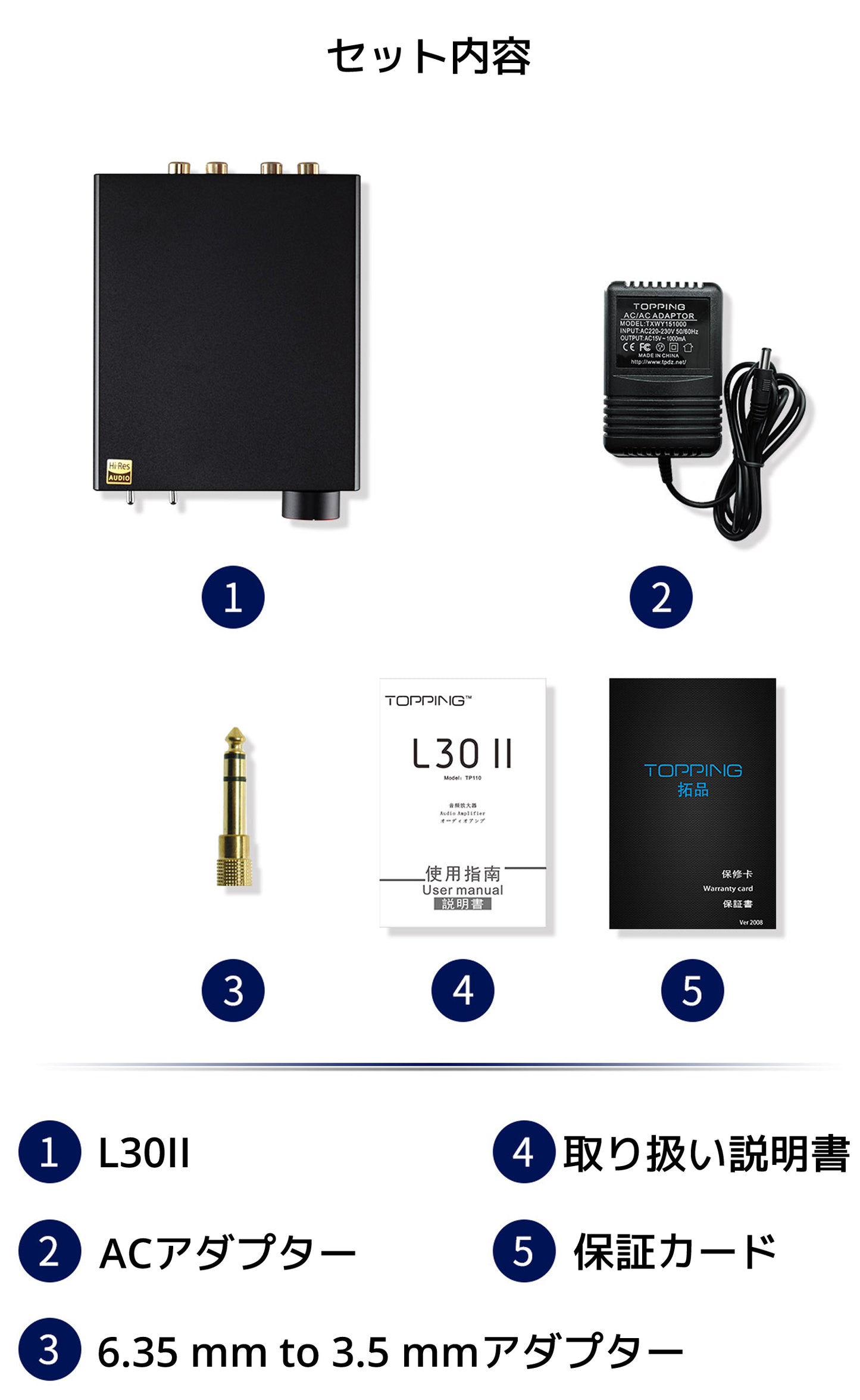 L30IIセット内容