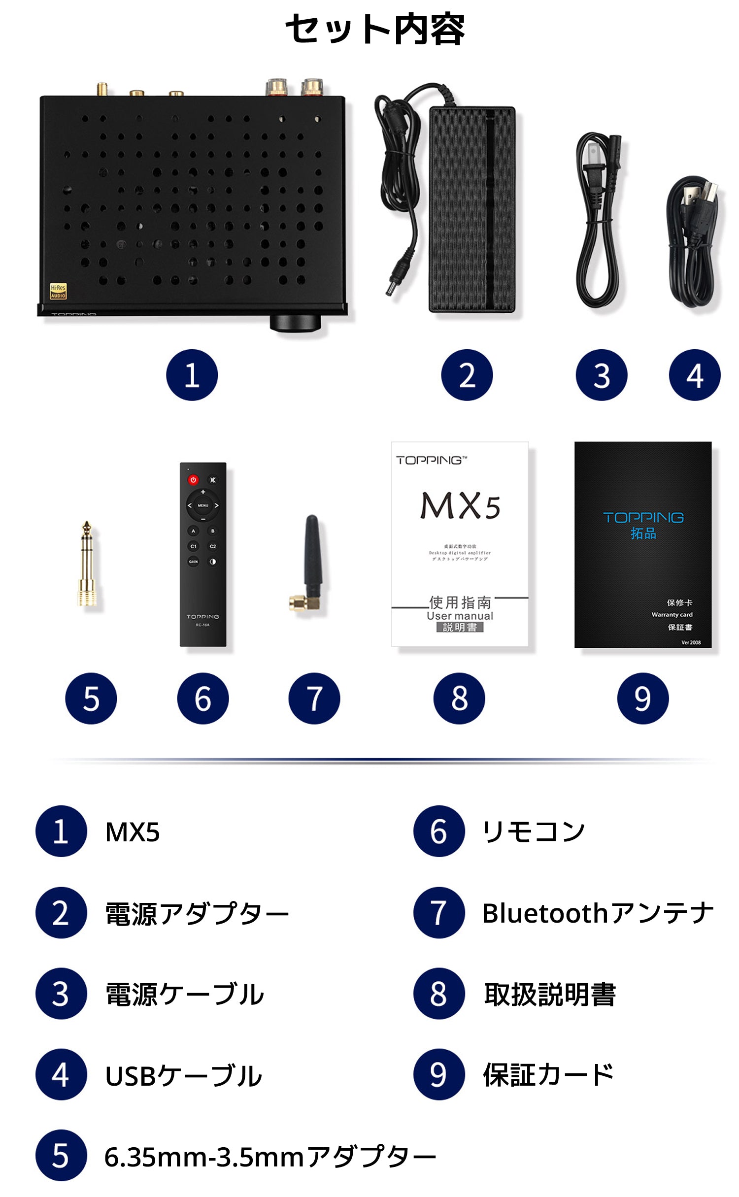 MX5セット内容
