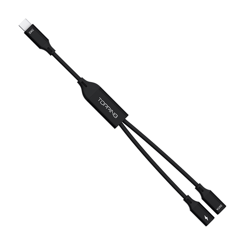 TOPPING TC-OTG-Y20 OTGケーブル Type-C to Type-C オーディオ専用 高音質 ハイレゾ対応