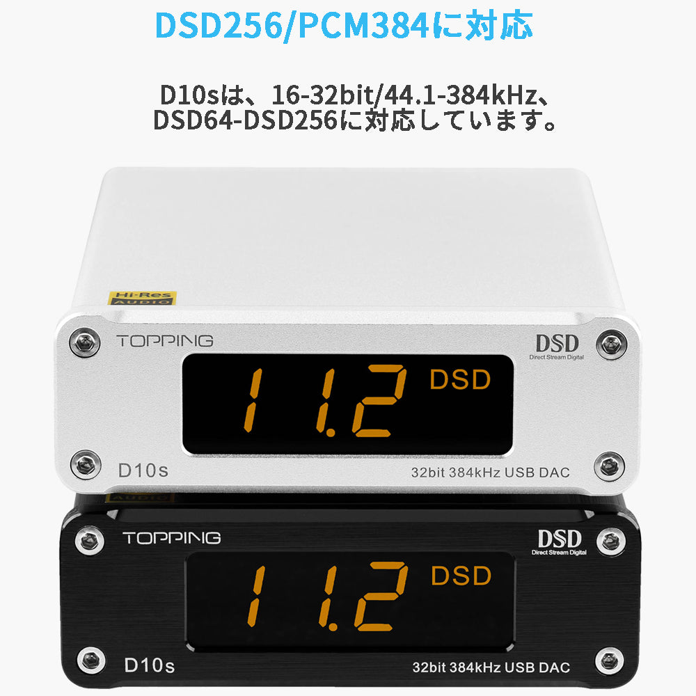 DSD256/PCM384に対応