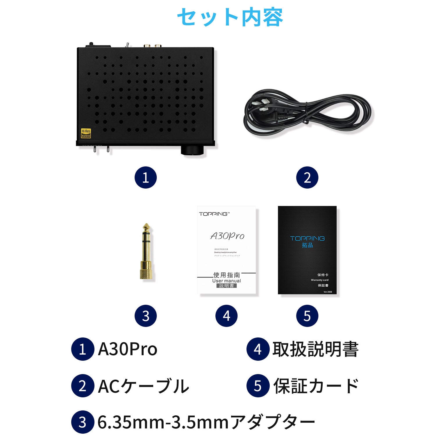 A30PRO セット内容