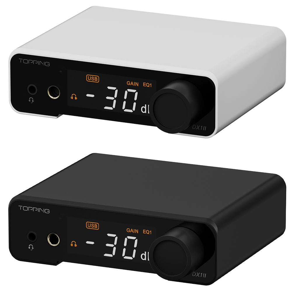TOPPING DX1 II コンパクト DAC & ヘッドホンアンプ 4.4mmバランス/マイク対応【1年保証付き】