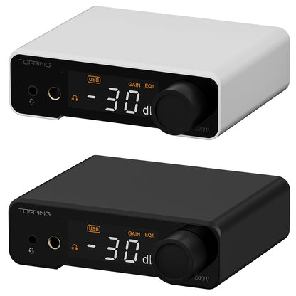 TOPPING DX1 II コンパクト DAC & ヘッドホンアンプ 4.4mmバランス/マイク対応【1年保証付き】