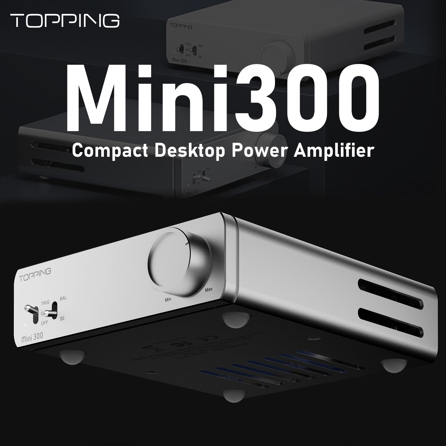 コンパクトデスクトップパワーアンプTOPPING(トッピング)Mini300
