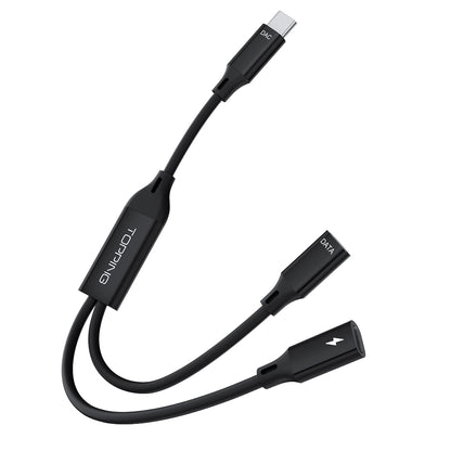 TOPPING TC-OTG-Y20 OTGケーブル Type-C to Type-C オーディオ専用 高音質 ハイレゾ対応