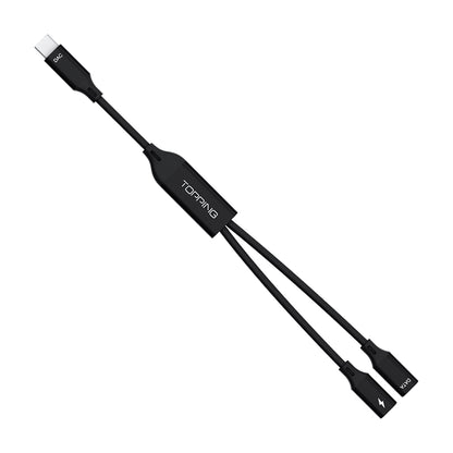 TOPPING TC-OTG-Y20 OTGケーブル Type-C to Type-C オーディオ専用 高音質 ハイレゾ対応